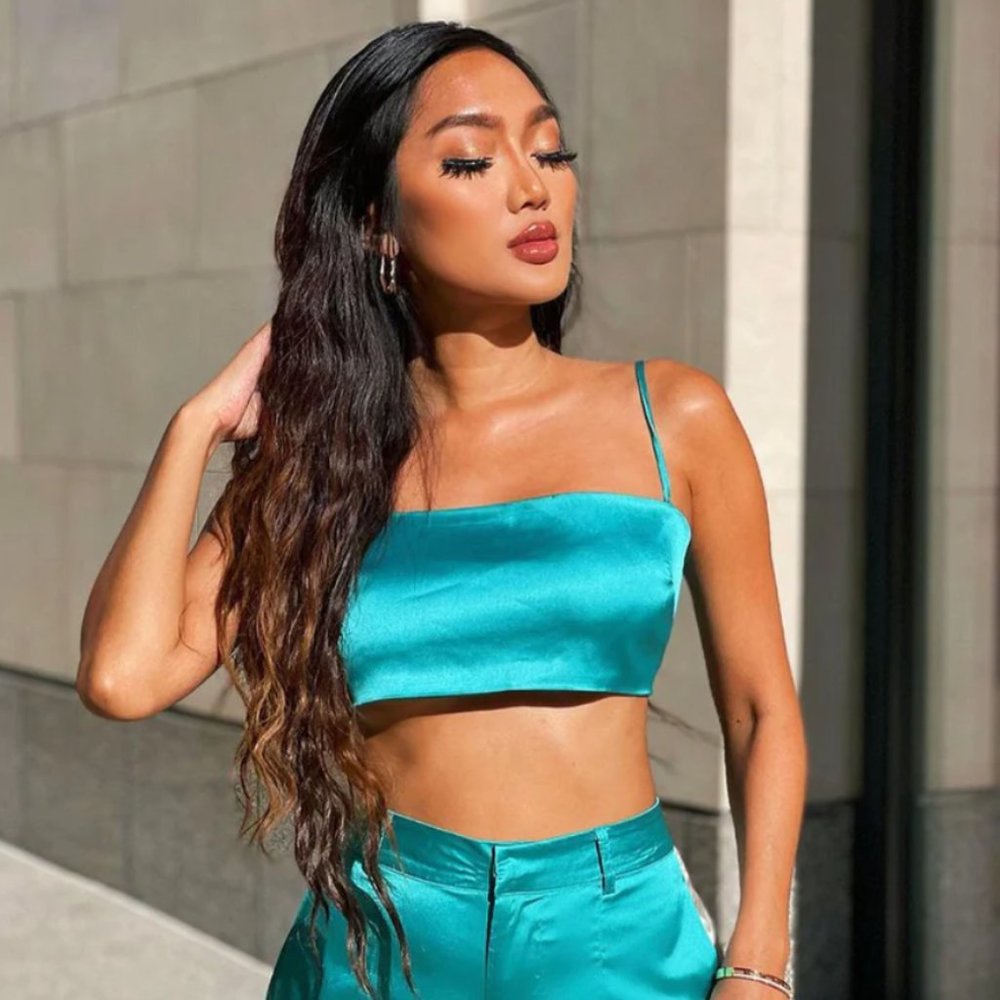 NWT Riley Hubatka x Peppermayo - Dolce Crop - Turquoise